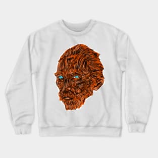 Orange Van Gogh Crewneck Sweatshirt